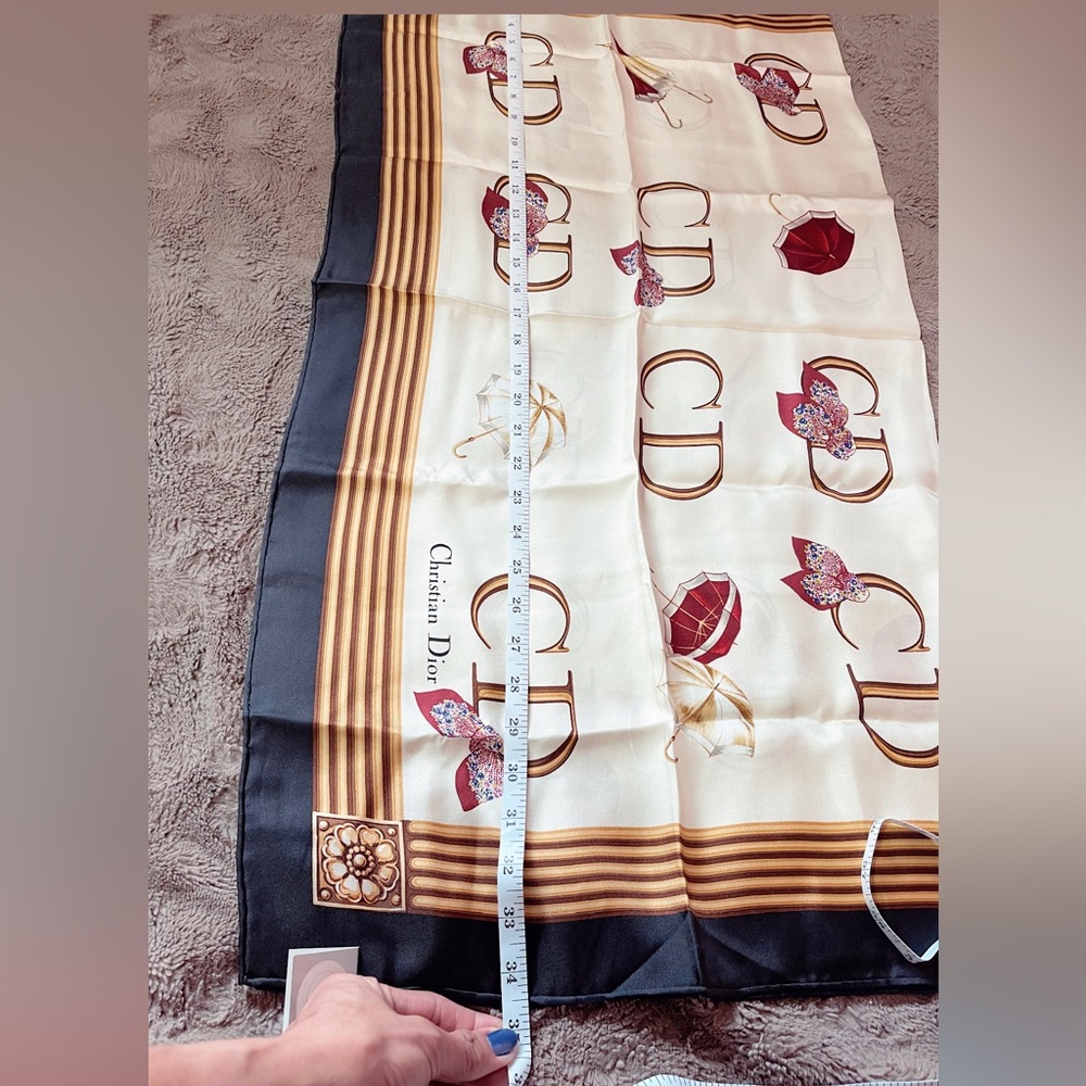 Christian Dior Scarf 100% silk